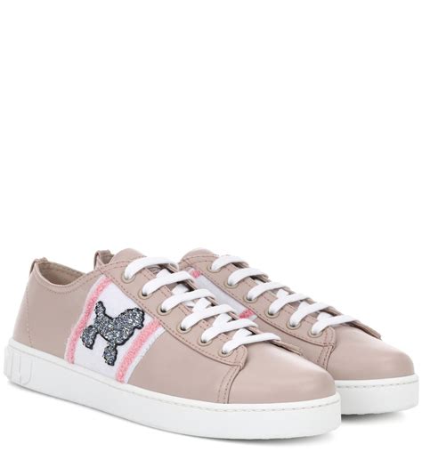 miu miu logo embellished sneakers|where to buy miu michu.